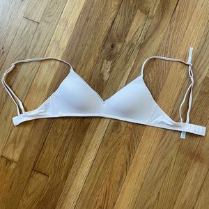 NEW AERIE AMERICAN EAGLE PINK REAL HAPPY WIRELESS LIGHTLY LINED BRA SIZE 32C